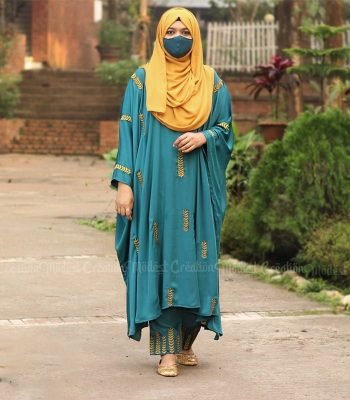 Torey Embroidered Kaftan Set