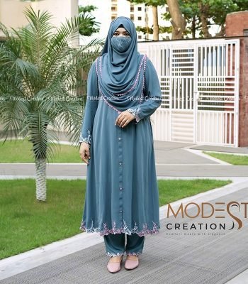 (Steel gray blue) kurti