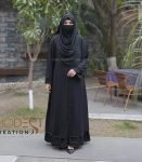 (Black) Double part Abaya