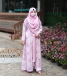 (Light purple and pink) shaded layered kurti set
