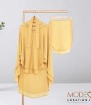 Mustard Yellow Full Coverage (fixed Hijab) Set
