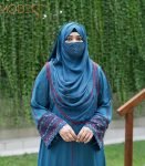 (Crystal Teal) Abaya (1)