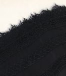 black cherry fabric crochet lace palazzo