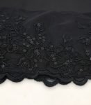 black cherry fabric lace embroidered palazzo