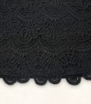 black cherry fabric scalloped lace embroidery plazzo