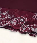 maroon cherry fabric floral embroidery palazzo