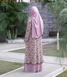 (olive and nude pink color)abaya