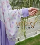 Lavender Blossom Semi Long Abaya (1)