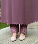 (Mauve Color) Embroidered Kurti Set (1)