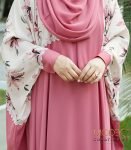Rose Blossom Semi Long Abaya (2)