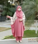Rose Blossom Semi Long Abaya (2)