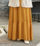 (Cream & Mustard Yellow) Abaya (2)