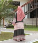 (Multi Color) Printed Abaya (2)
