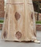 (Light Golden) Double Layered Abaya (4)