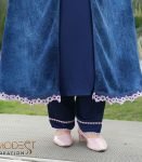 (Navy Blue Shaded Color) Kurti Set (1)