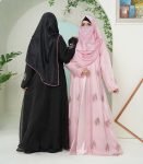 (Black Color) Double Layered Abaya (1)