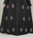 (Black Color) Double Layered Abaya (1)