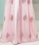 (Light Pink Color) Double Layered Abaya (1)