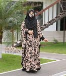 Butterfly Style (Black Color) Long Abaya (2)