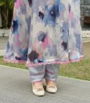 (Cornflower Blue & Tie-dye Shaded) Kurti (3)