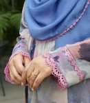 (Cornflower Blue & Tie-dye Shaded) Kurti (3)