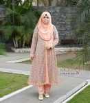 (Peach & Multi Color) Kurti (1)