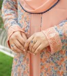(Peach & Multi Color) Kurti (1)