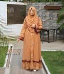 (Bronze Color) Double Part Abaya