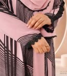 (Nude Pink & Black Color) Kurti Set (1)