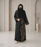 (Black) Kimono Style Abaya