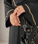 (Black) Kimono Style Abaya (1)