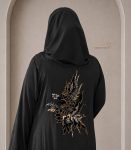 (Black) Kimono Style Abaya (1)
