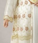 (Light Lemon Color) Double Layered Abaya (1)