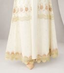 (Light Lemon Color) Double Layered Abaya (1)
