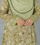 (Light Olive) Single Layered Abaya (1)