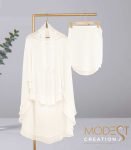 Off-White Full Coverage (Fixed Hijab) Set (1)