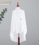 White Full Coverage (Fixed Hijab) Set (2)