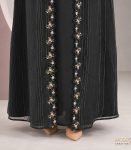 (Black Color) Double Layered Abaya (1)