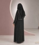(Black Color) Double Layered Abaya (1)