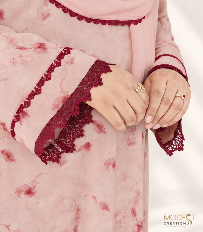 (Blush Pink & Burgundy Color) Kurti (3)