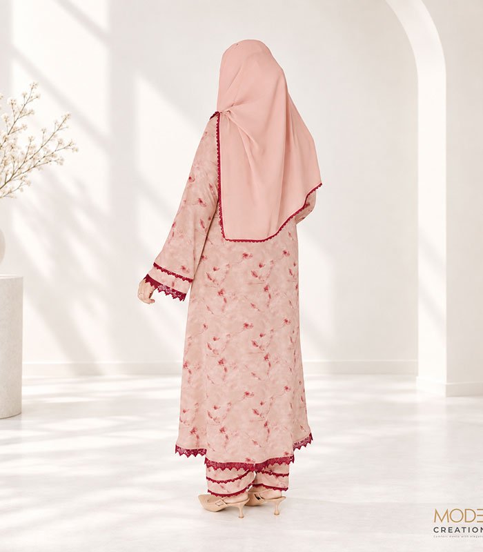 (Blush Pink & Burgundy Color) Kurti (5)