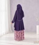 (Purple & Multi Color) Abaya (1)